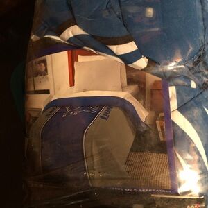 Blue and White Comforter Set